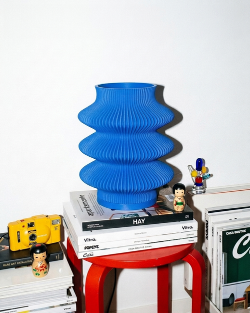 Luminaria Trompo - Azul