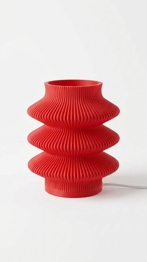 Luminaria Trompo - Roja